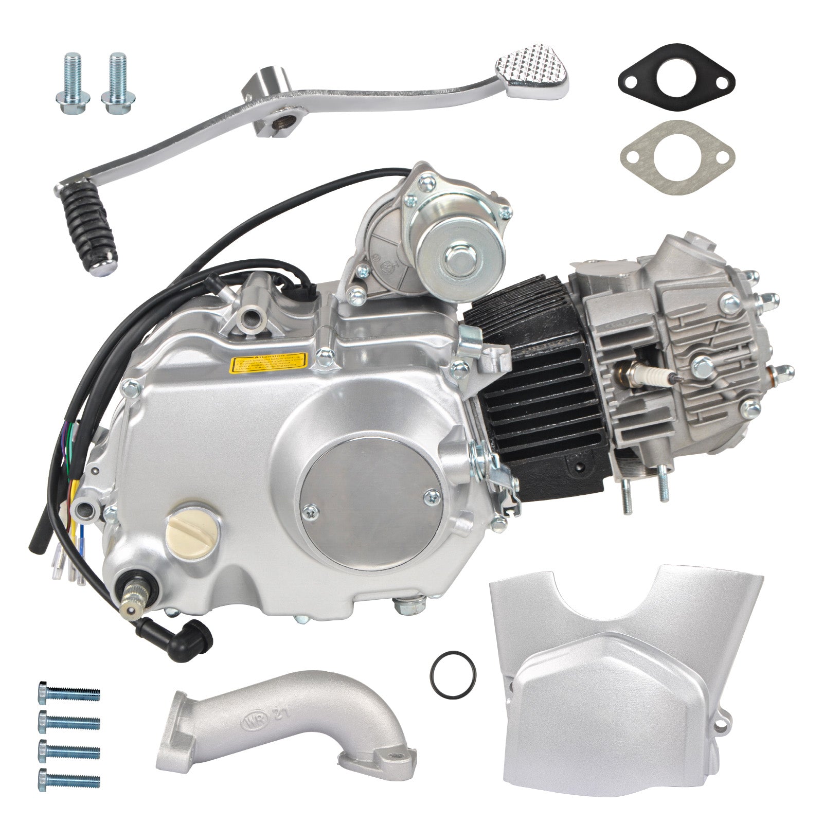 125CC 4 Stroke Engine Motor, Single Cylinder Manual Transmission