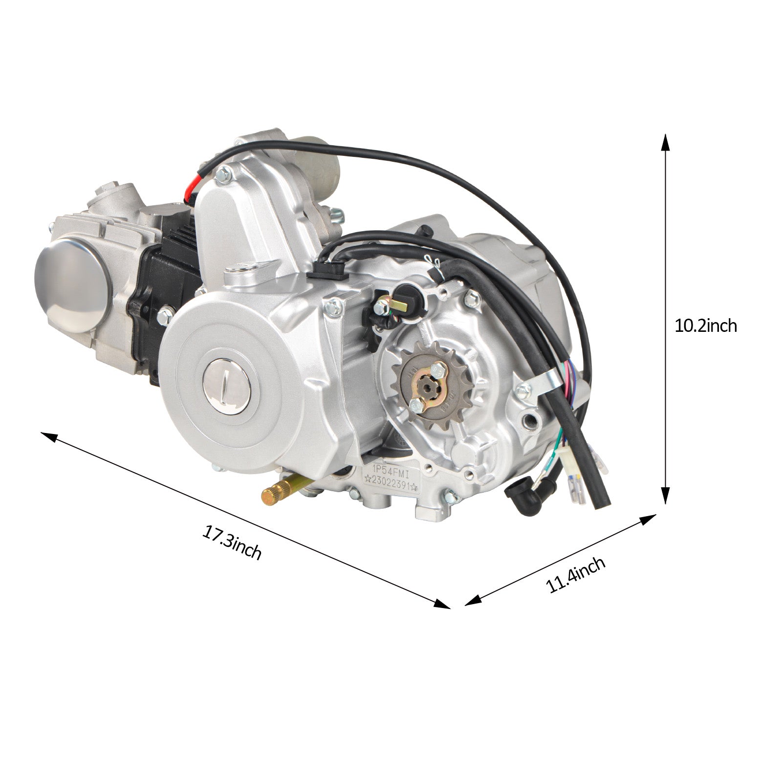 125CC 4 Stroke Engine Motor, Single Cylinder Manual Transmission