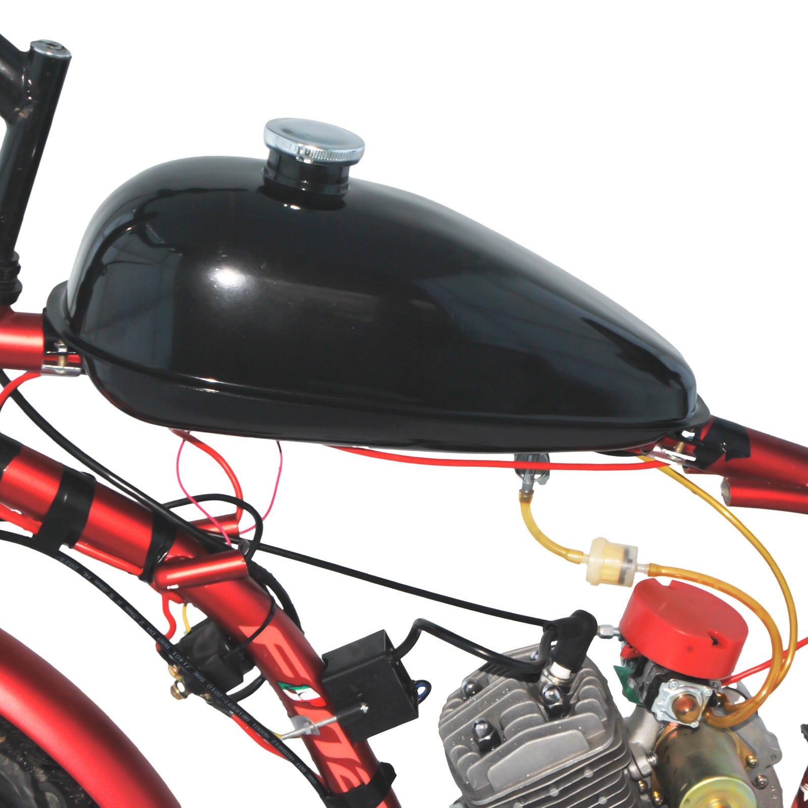 4L 1.06Gal Gas Fuel Tank 49-100cc for Motorized Bicycle Motorcycle