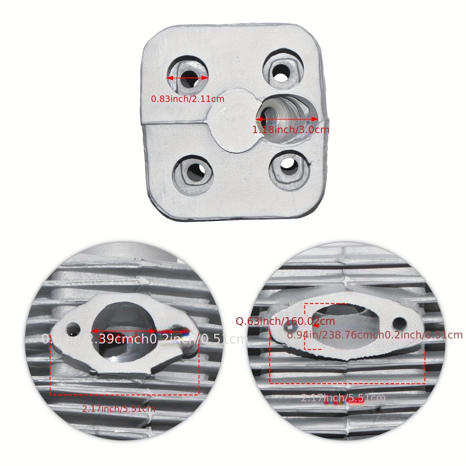 100mm YD100 Cylinder for 100cc 2-Stroke Motorized Bicycle