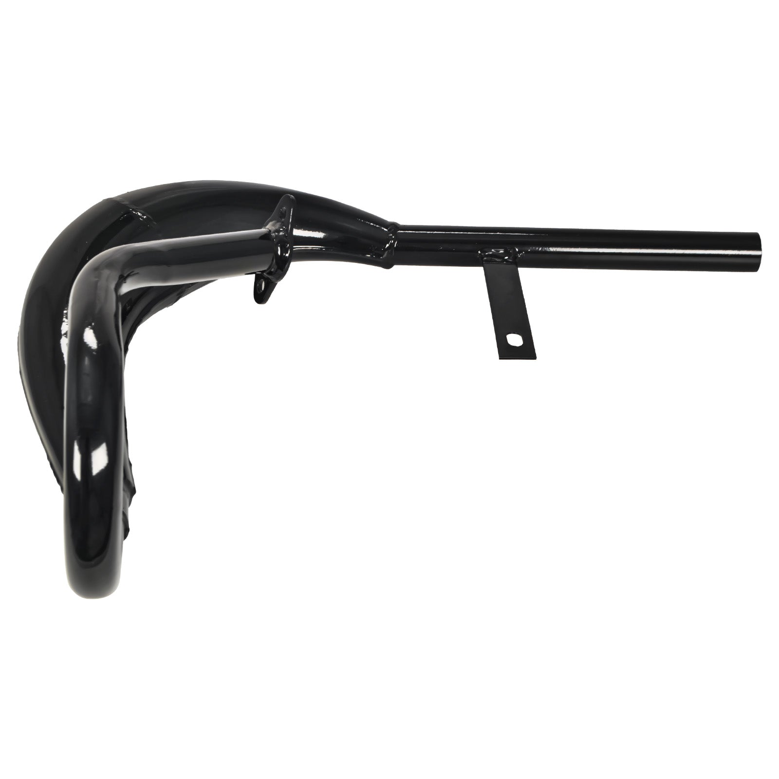 2 Stroke 50-100cc Chrome Exhaust Muffler Pipe for Motorized Bicycle
