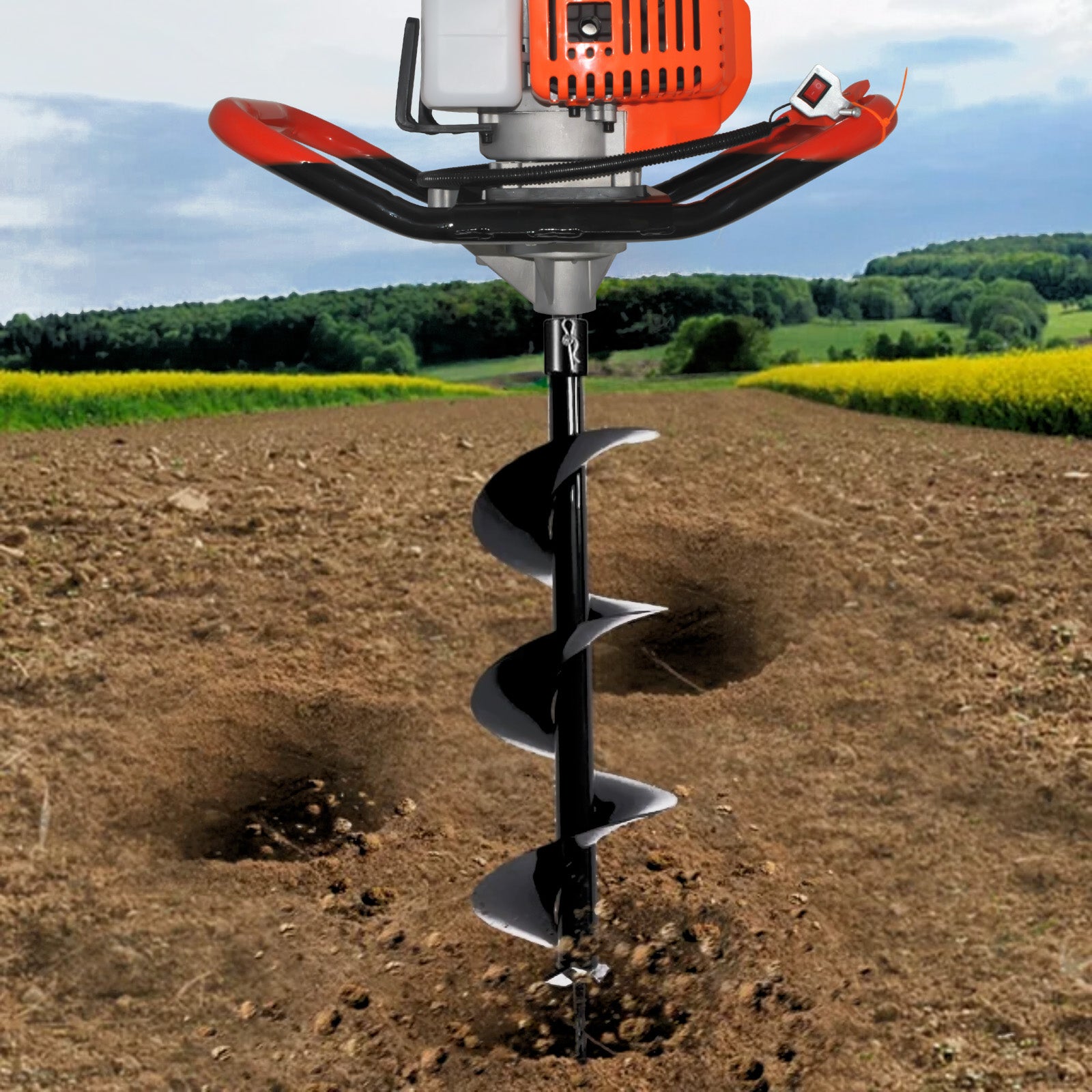 62cc 2.8HP Post Hole Digger Gas Powered