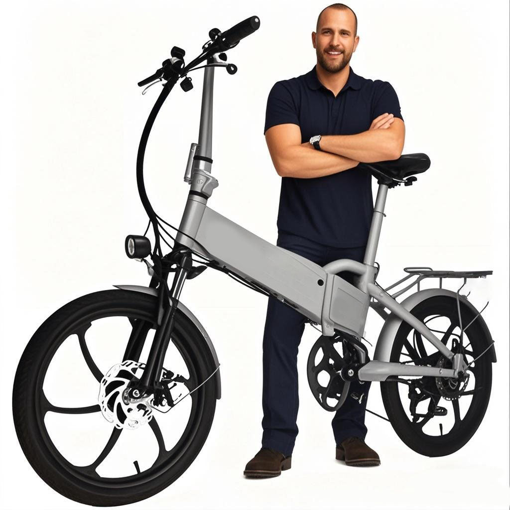 48V 1000W 20" Adult Folding Ebike 35MPH 7-Speed UL2849 Certified